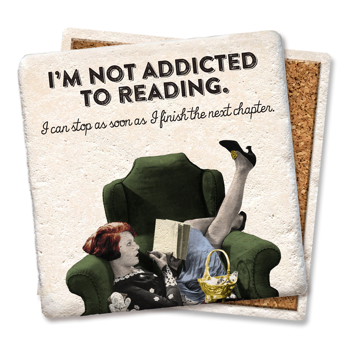 I'm Not Addicted to Reading Coaster I'm Not Addicted to Reading Coaster