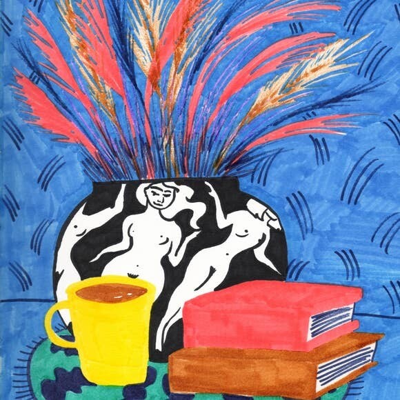 Reading Nook signed print