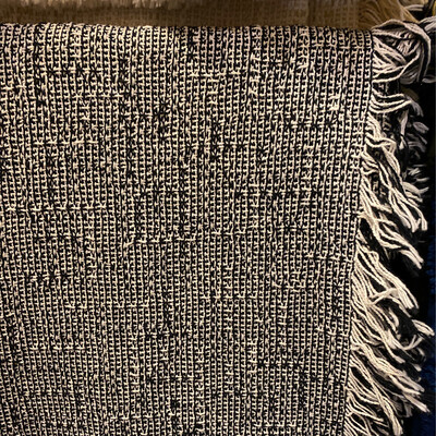 Black/white Throw FINAL SALE
