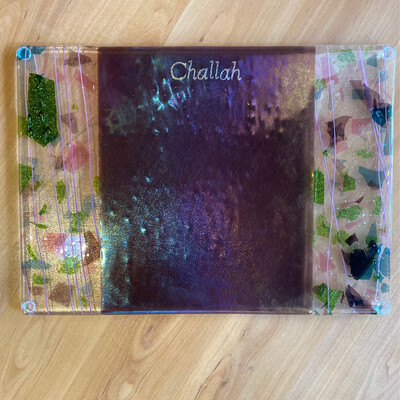 Challah Platter Amethyst Dreams