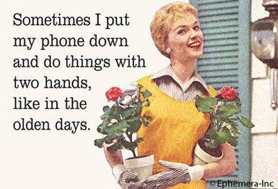 Sometimes I put my phone down and do...Magnet