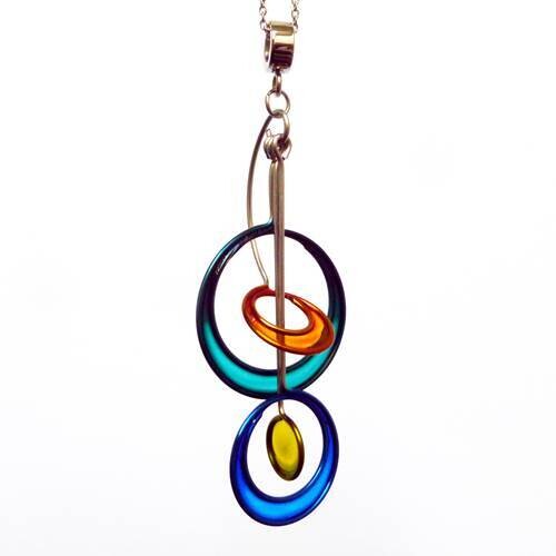 386 Stainless Steel/Resin Pendant