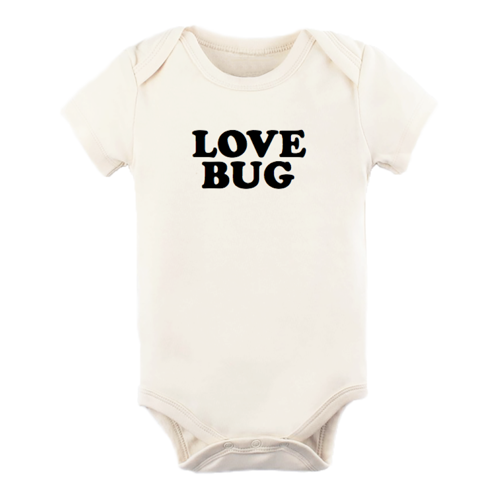 Love Bug - Short Sleeve Bodysuit - Black - Black / 3-6m Love Bug - Short Sleeve Bodysuit - Black - Black / 3-6m