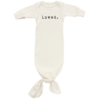 Loved - Long Tie Gown 0-3m