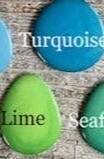 Donut/Solid Neck Turq/Lime