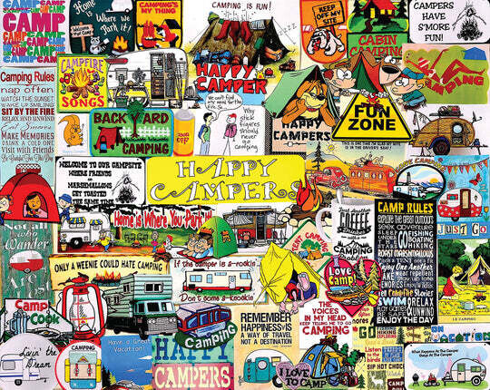 I Love Camping puzzle