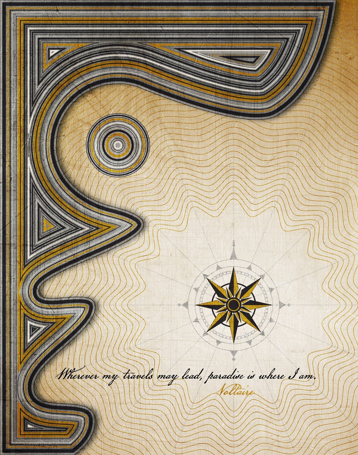 Voltaire Quote - 8 x 10