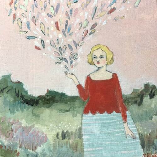 She surrendered her dreams to the sky 10X10