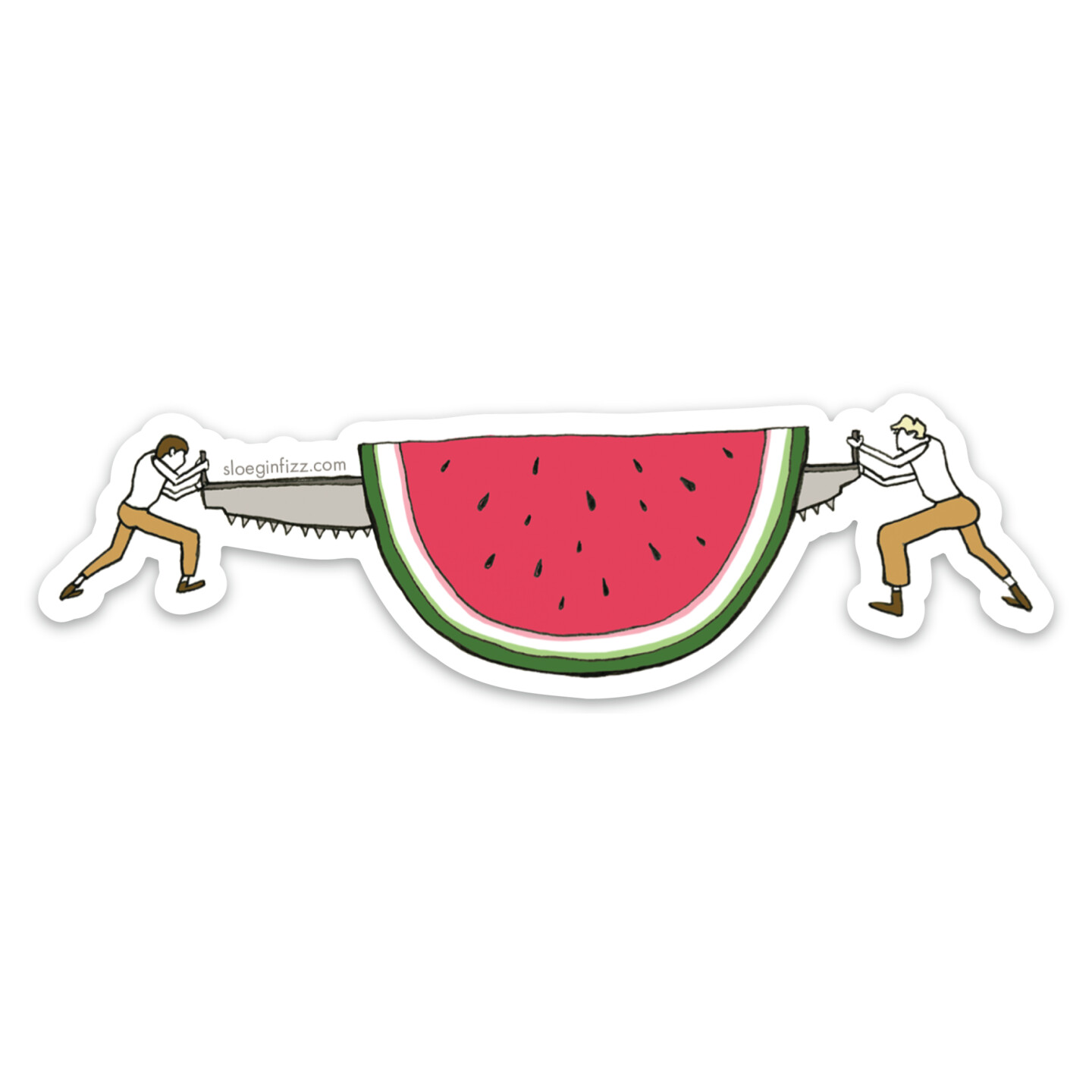 Now That&#39;s a Watermelon Vinyl Sticker