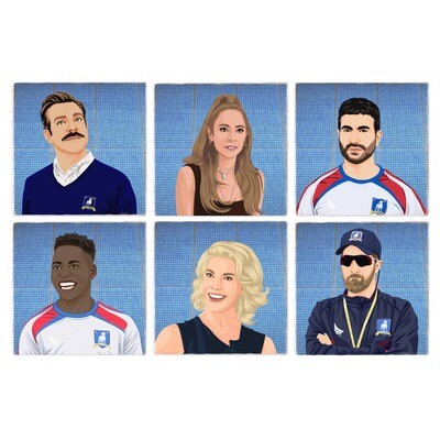 Ted Lasso Set/6 Ted Lasso Set/6