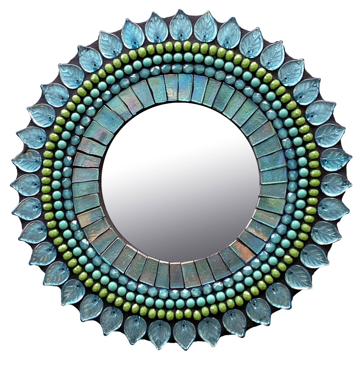 10&quot; Aquamarine Leaf