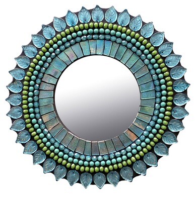 10&quot; Aquamarine Leaf