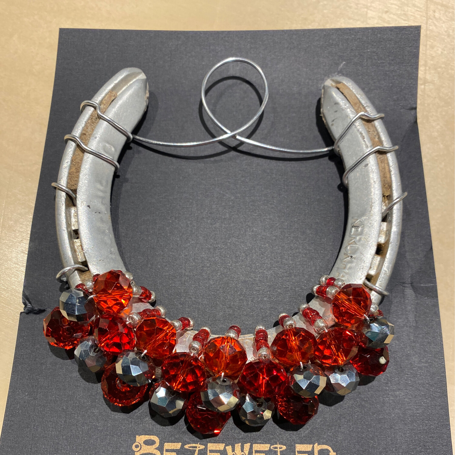 Red/silver Horseshoe