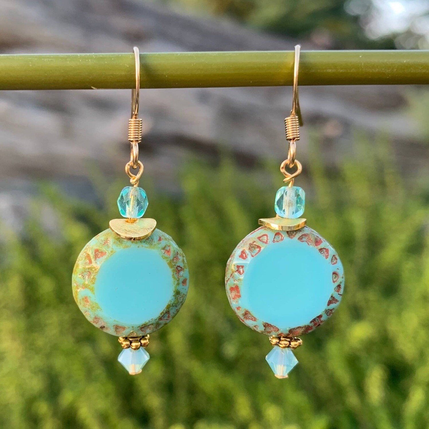 Mayan Earrings - Blue Mayan Earrings - Blue