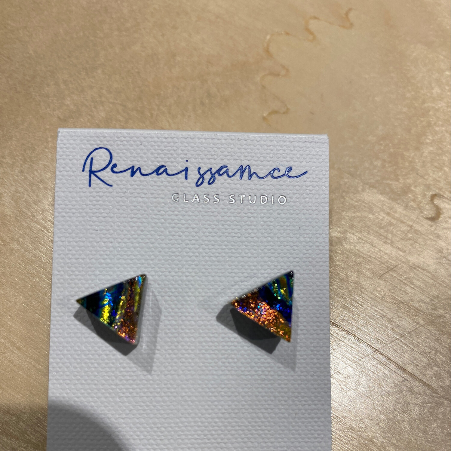 Triangle Post Copper Gold