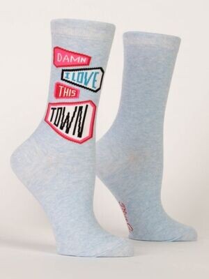 Love This Town Women&#39;s Sock FINAL SALE
