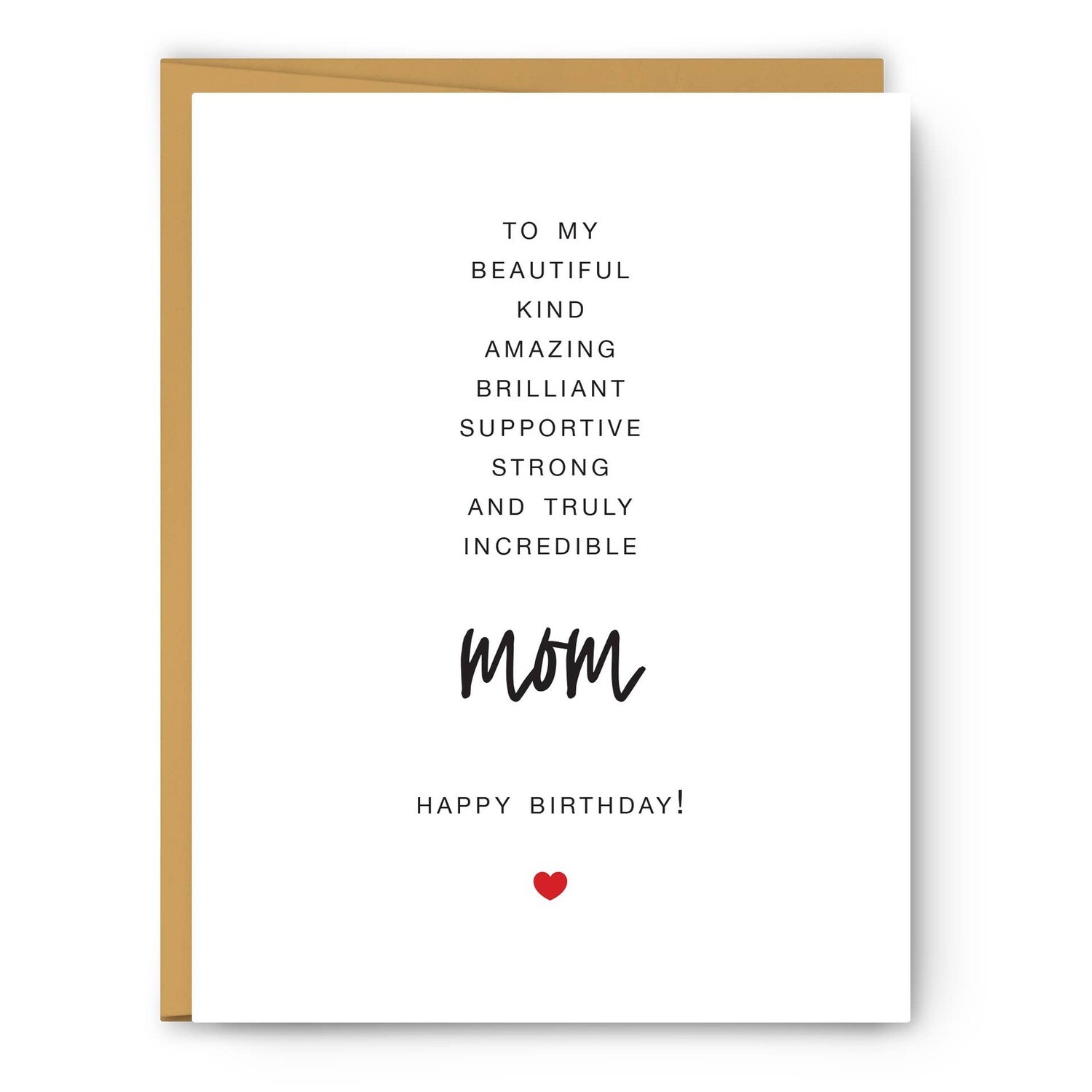 To My Mom - Birthday Card