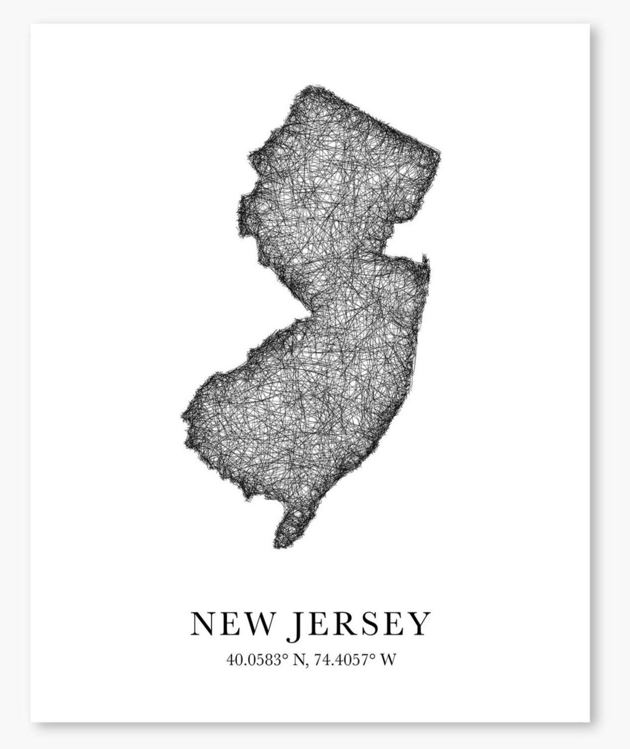 New Jersey - Everyday Art Print