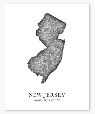 New Jersey - Everyday Art Print