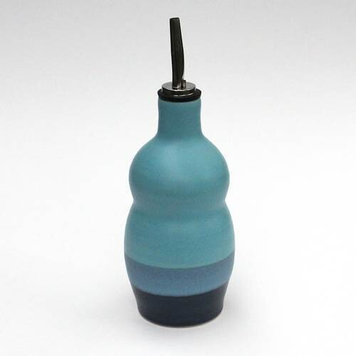 Oil Cruet Turq/dk blue