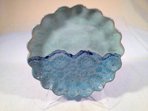 Round Scallop Platter