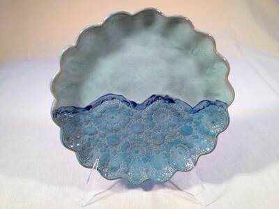 Round Scallop Platter