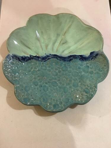 Lg Sunflower Platter