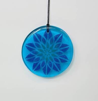 Mandala Sun Catcher Blue