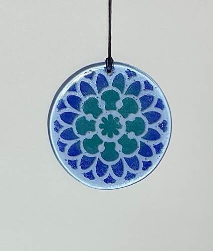 Mandala Sun Catcher Iris Mandala Sun Catcher Iris