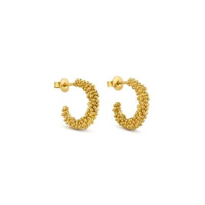 311397G STARDUST small hoop gold