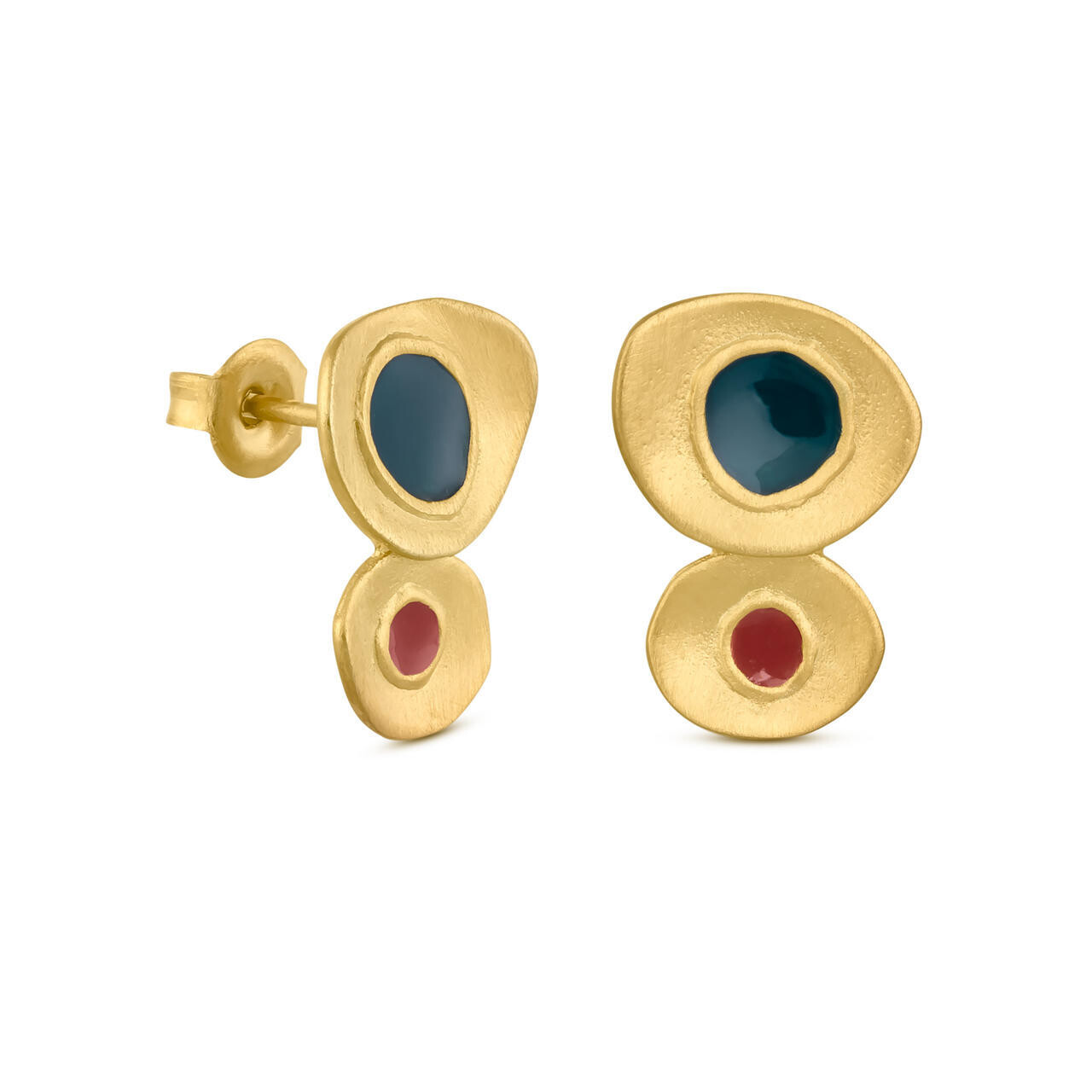311392G FAVORITA COLORS stud ear gold