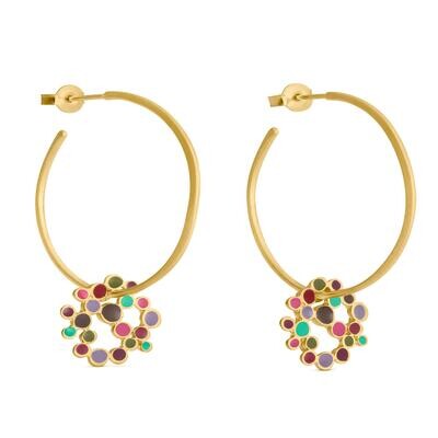 311230G CANDY COLOURS hoop gold