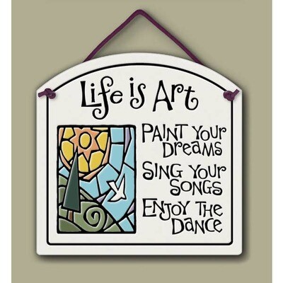 1235 - Life is Art Wall Art