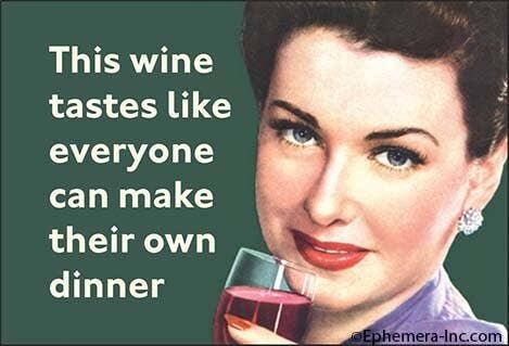 This wine tastes like everyone Magnet