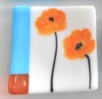 Poppy Orange 5x5