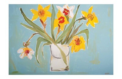 Her Daffodils Print
