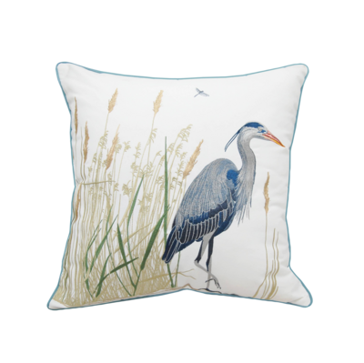 Great Blue Heron Indoor/Outdoor Pillow