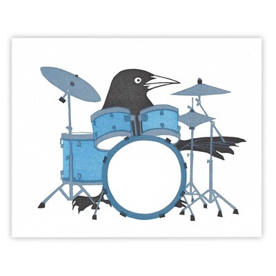 Drumkit Grackle 8x10 Print