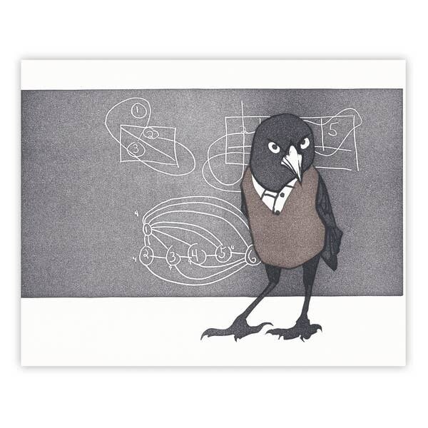 Teacher Appreciation Grackle 8x10 Print