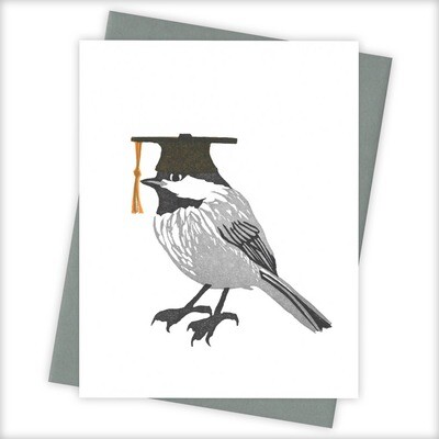 Commencement Day Chickadee Card