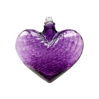 3" Heart - Purple