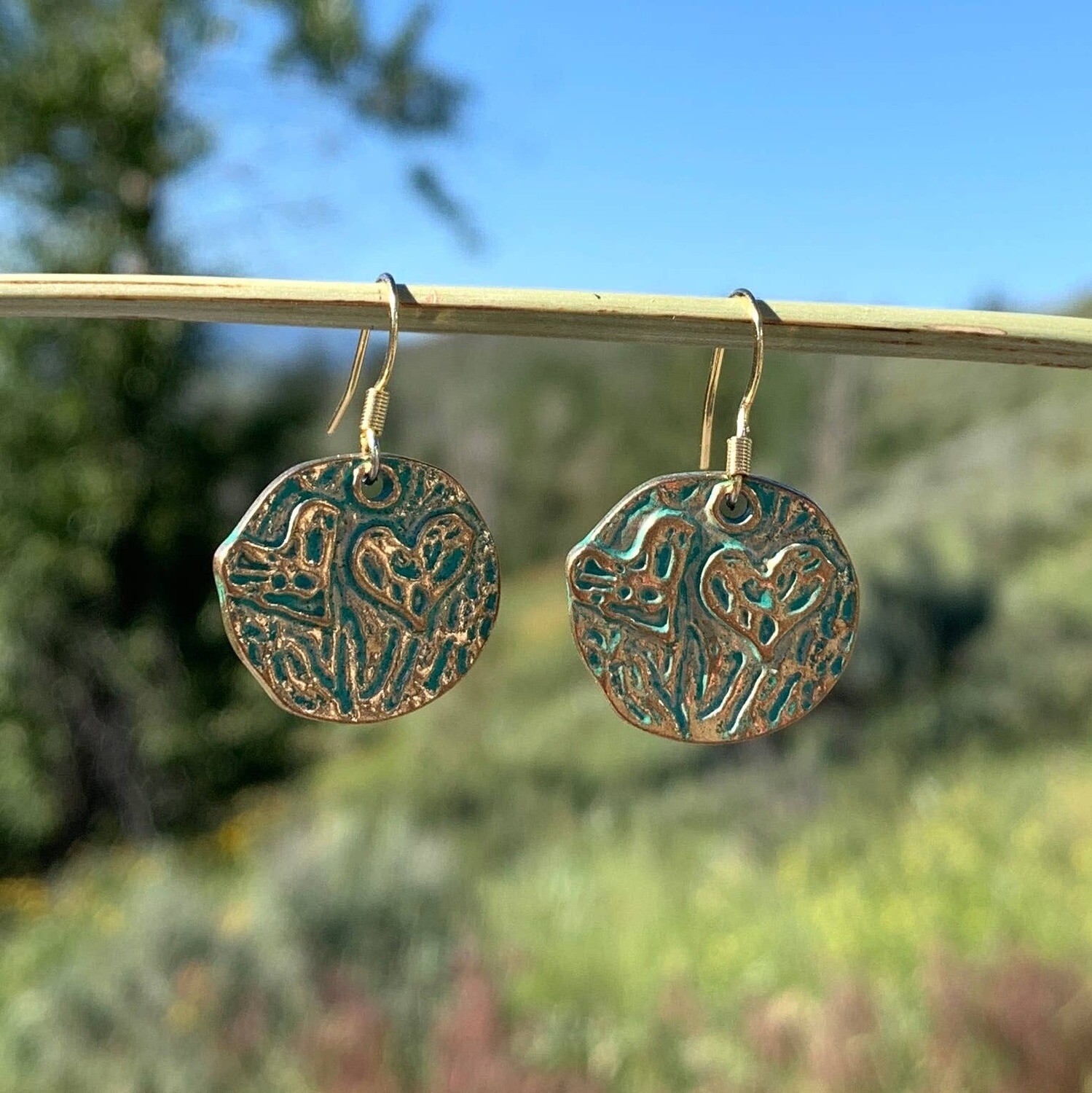 Brass Heart Disc Brass Heart Disc