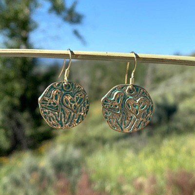 Brass Heart Disc Brass Heart Disc