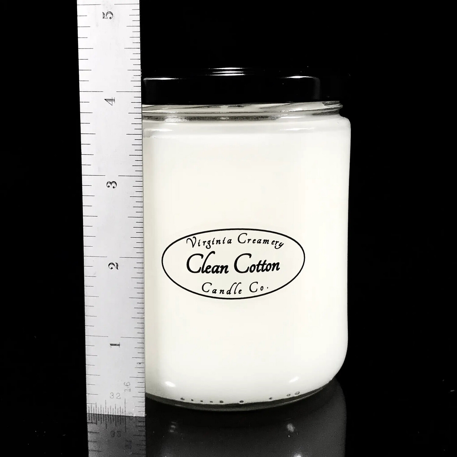 16oz Glass Jar Candle - Clean Cotton