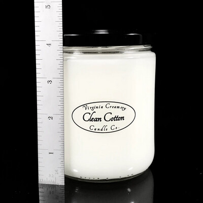 16oz Glass Jar Candle - Clean Cotton