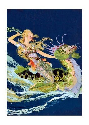 Mermaid and Sea Dragon