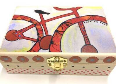 Bike/ Waves Trinket Box Bike/ Waves Trinket Box