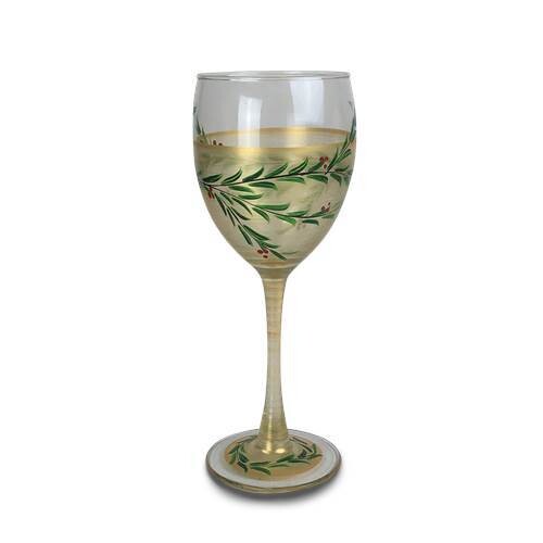 Winter Gold Garland Wine