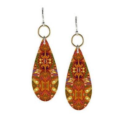GOLDENROD - Lg Teardrop Earring