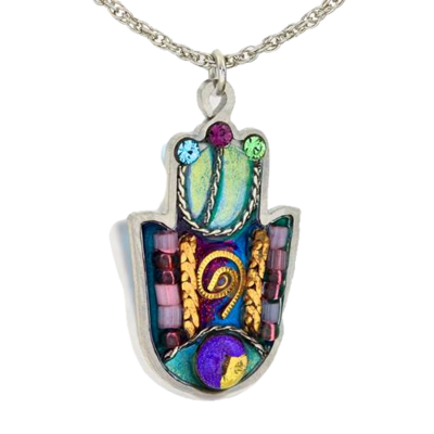 1430617GR Hamsa Necklace